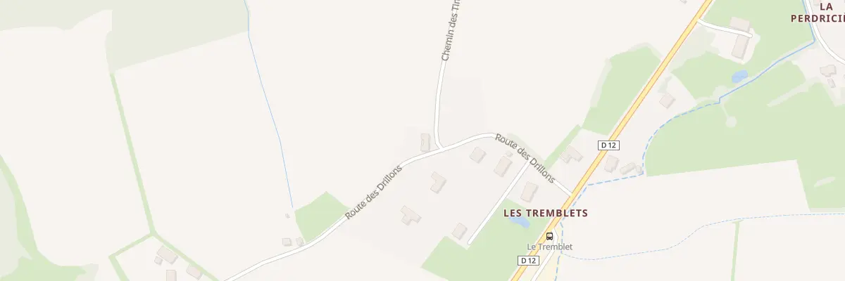 Plan du 210 Rte des Drillons à La Chapelle-Naude
