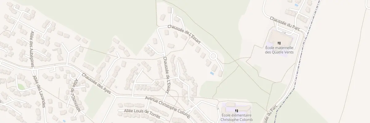 Plan du 7 All des Pervenches à Villefontaine