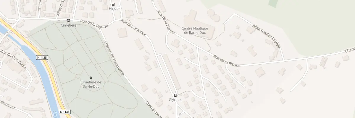 Plan du 6 Imp des Aubépines à Bar-le-Duc