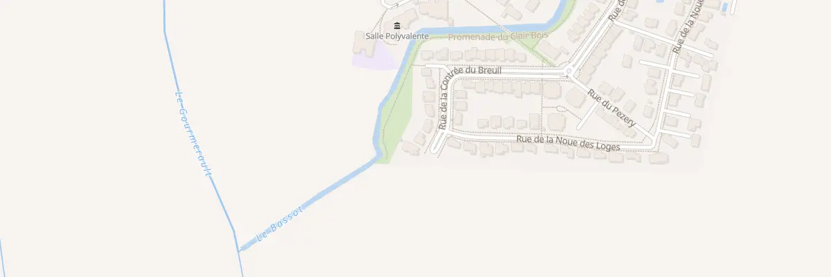 Plan du 48 Rue de la Contrée du Breuil à Bressey-sur-Tille