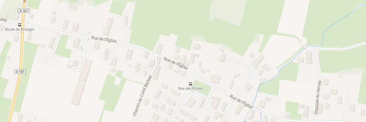 Plan du 972 Rue de l’Eglise à Sornay