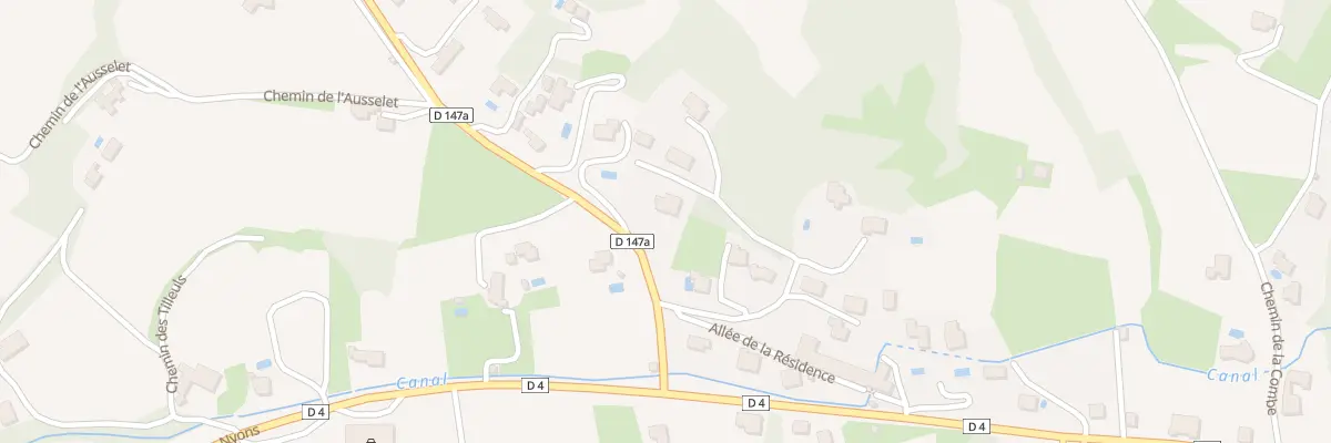Plan du 90 Rte de Merindol à Mollans-sur-Ouvèze
