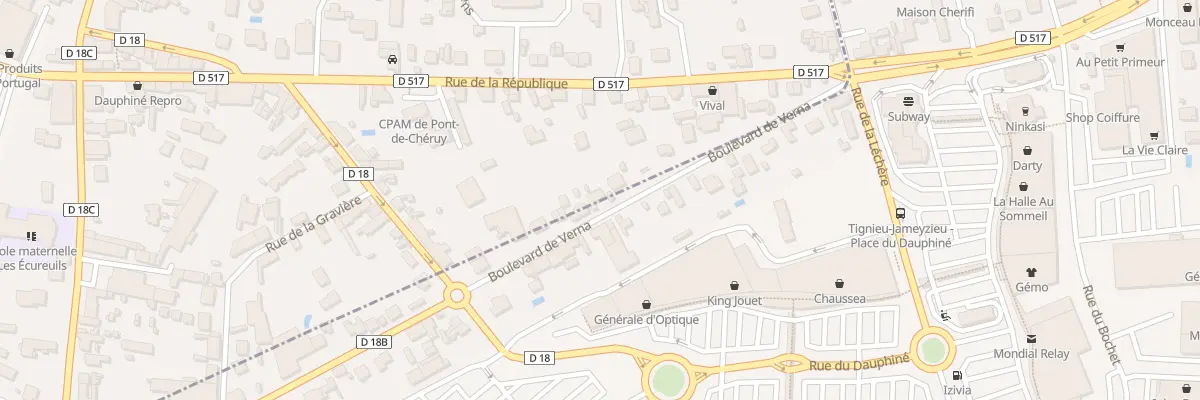 Plan du 35 Bd de Verna à Tignieu-Jameyzieu