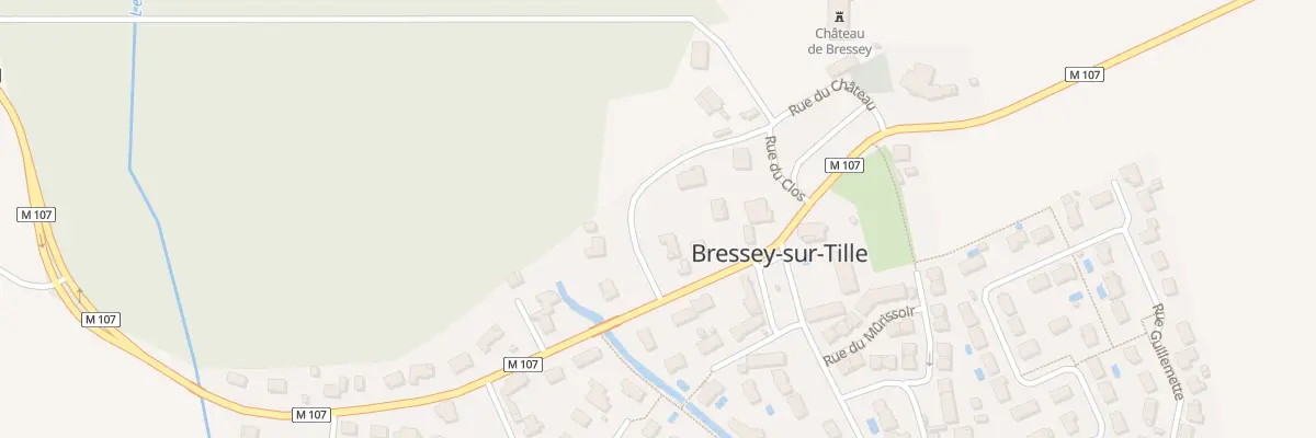 Plan du 9 Rue du Château à Bressey-sur-Tille