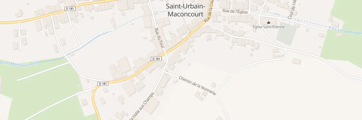 Plan du 3 Rue de la Halle aux Champs à Saint-Urbain-Maconcourt