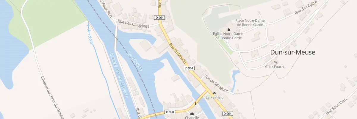 Plan du 23 Rue du Moulin à Dun-sur-Meuse