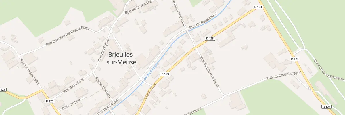 Plan du 21 Av Poincare à Brieulles-sur-Meuse