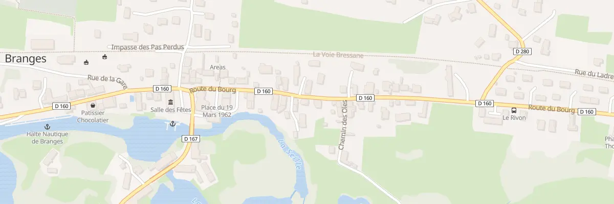 Plan du 1240 Rte du Bourg à Branges