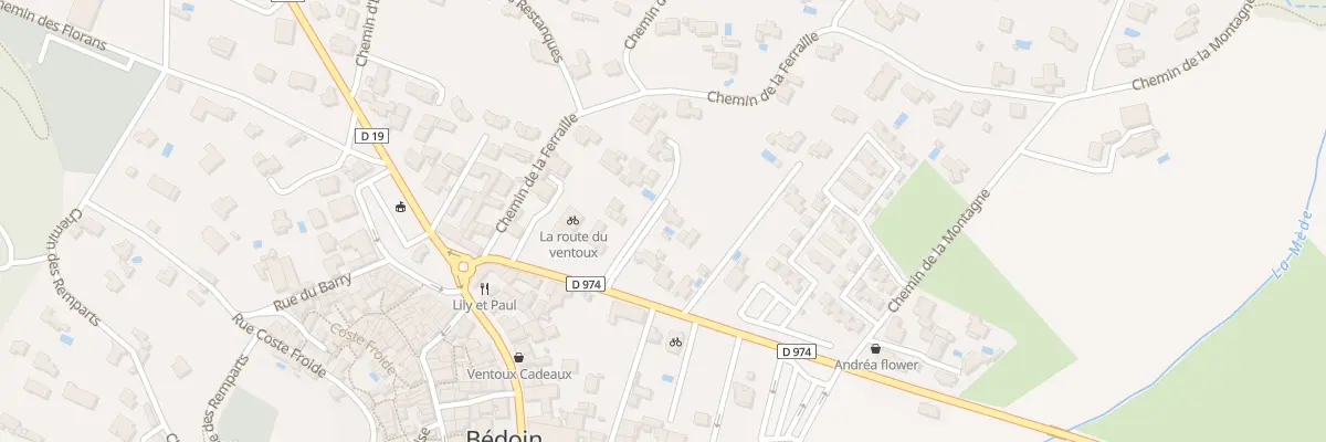 Plan du 117A Rte du Mont Ventoux à Bédoin
