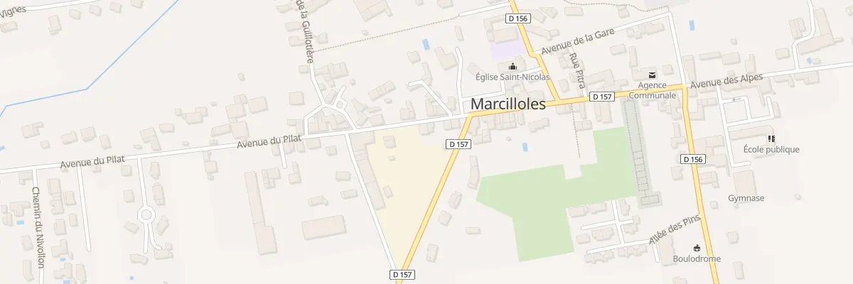 Plan du 149 Av du Pilat à Marcilloles
