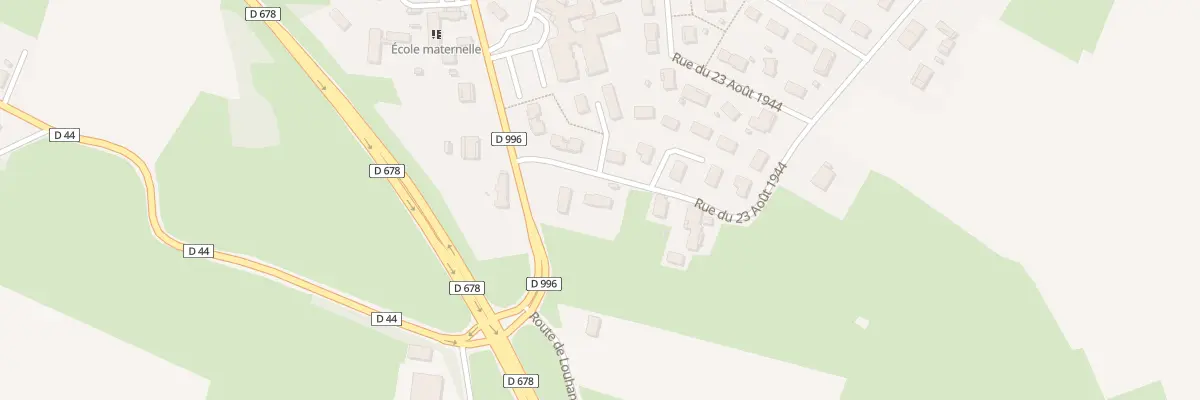 Plan du 4 Rue du 23 Aôut 1944 à Simard