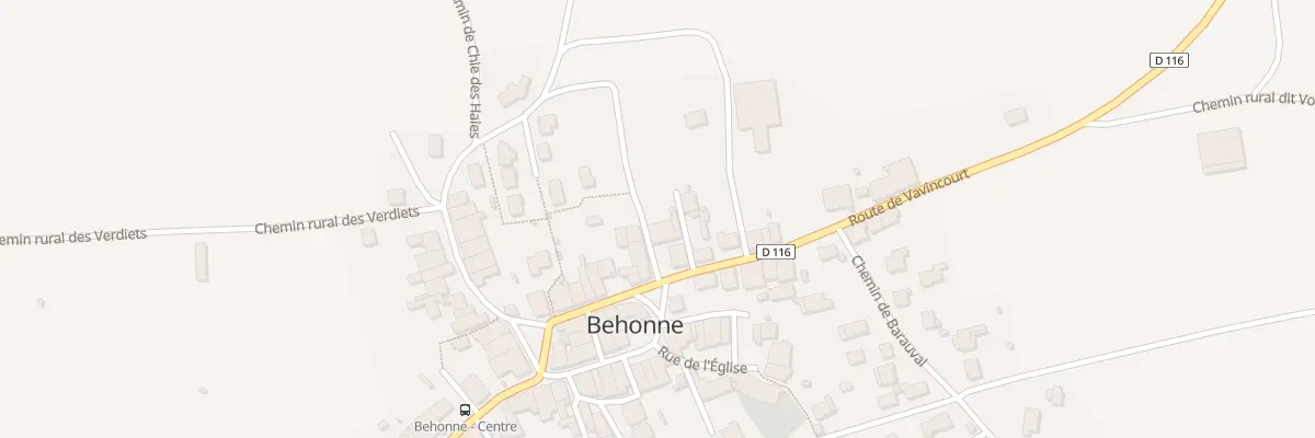 Plan du 132 Che de la Voie des Bois à Behonne