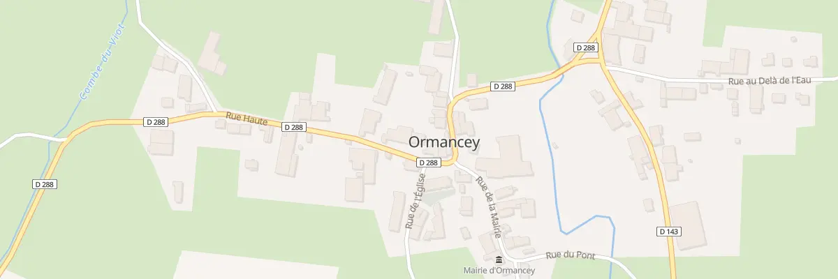 Plan du 4 Rue Haute à Ormancey
