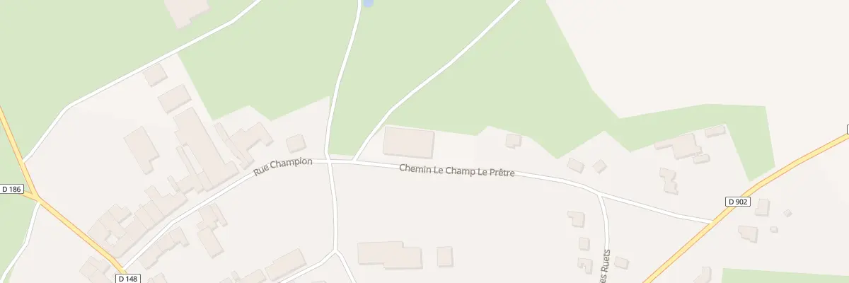 Plan du 5001F Che Le Champ Le Pretre à Montzéville