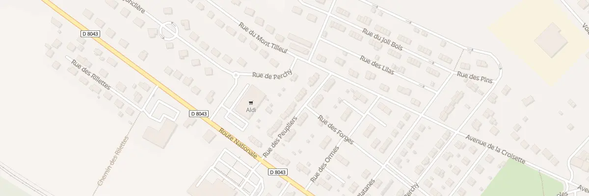 Plan du 25 Rue des Peupliers à Blagny