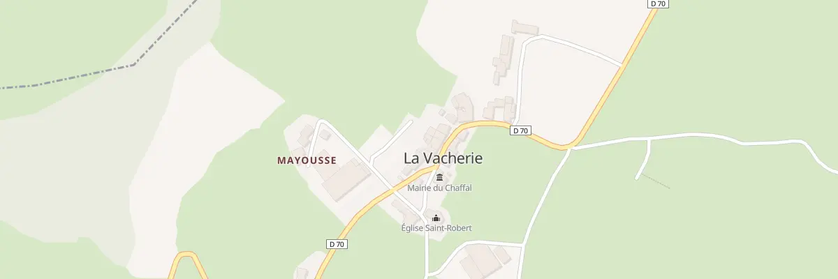 Plan du 5012 La Vacherie au Chaffal