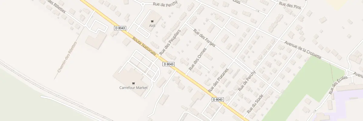 Plan du 40 Rte Nationale à Blagny
