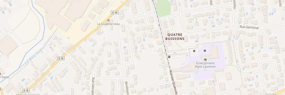 Plan du 21B Rue des Quatre Buissons à Pont-de-Chéruy