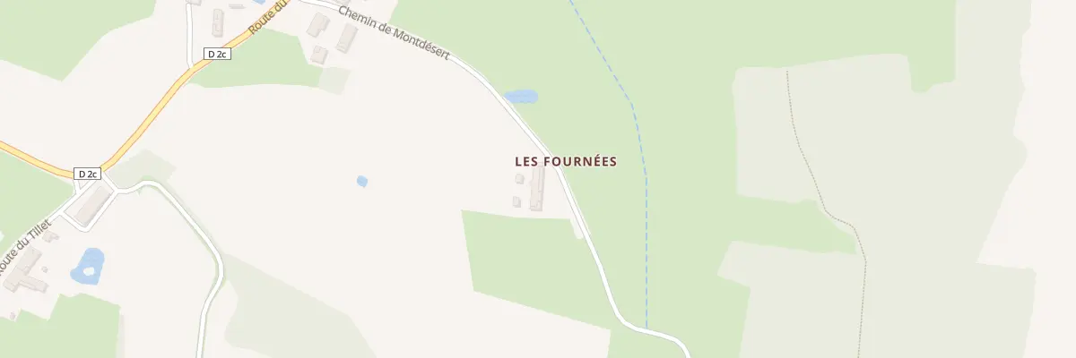Plan du 284 Che de Montdesert à Curciat-Dongalon