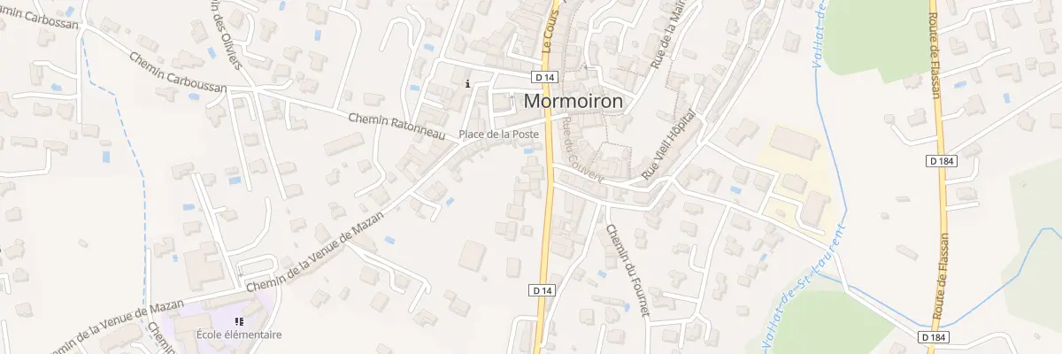Plan du 11 Crs le Cours à Mormoiron
