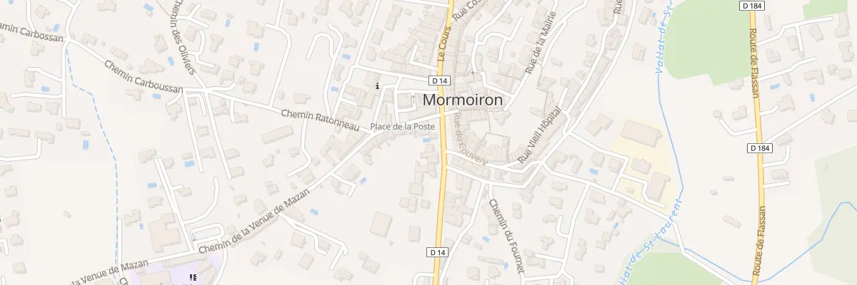 Plan du 23 Crs le Cours à Mormoiron