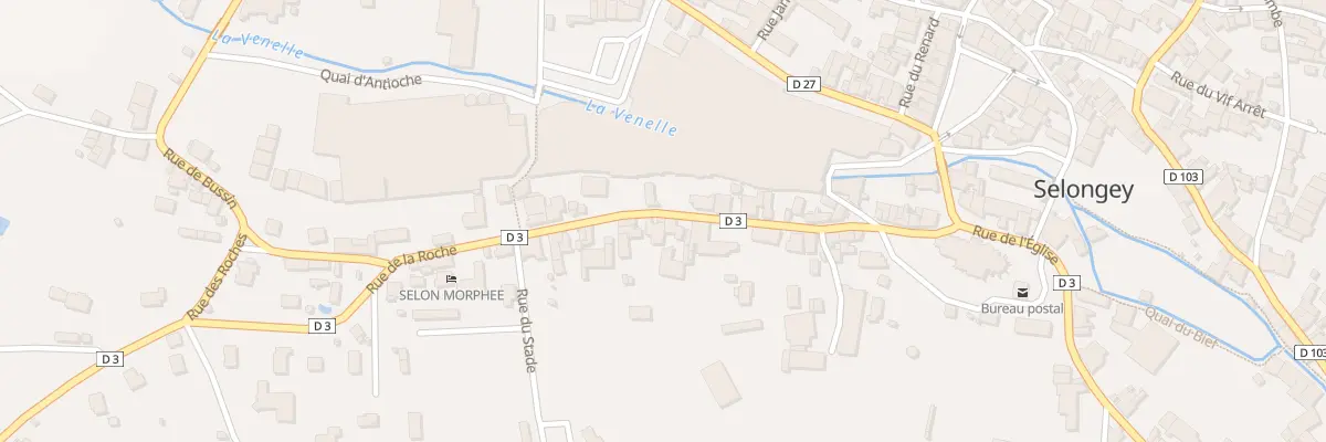 Plan du 15B Rue de la Roche à Selongey