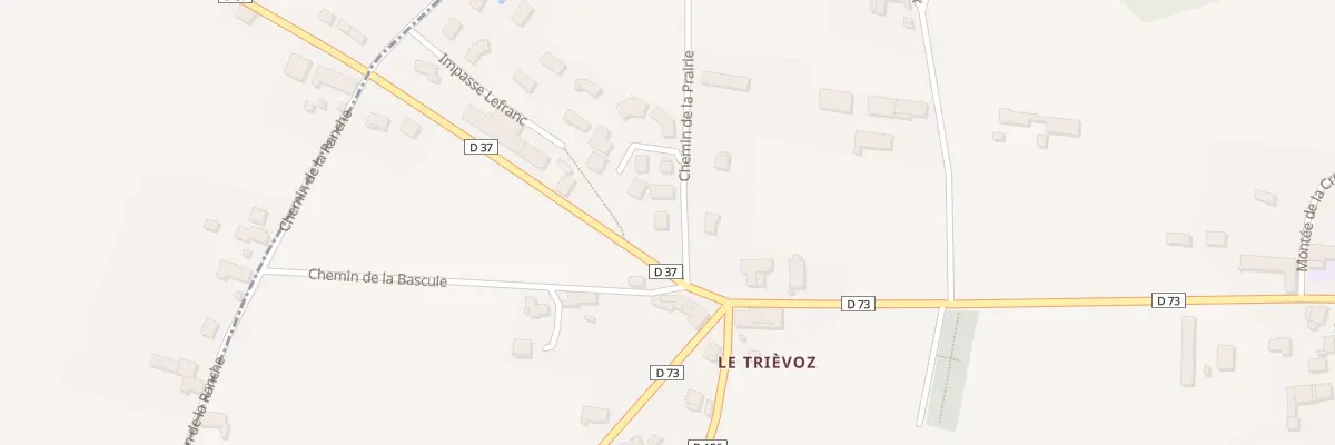 Plan du 83 Che de la Prairie à Penol