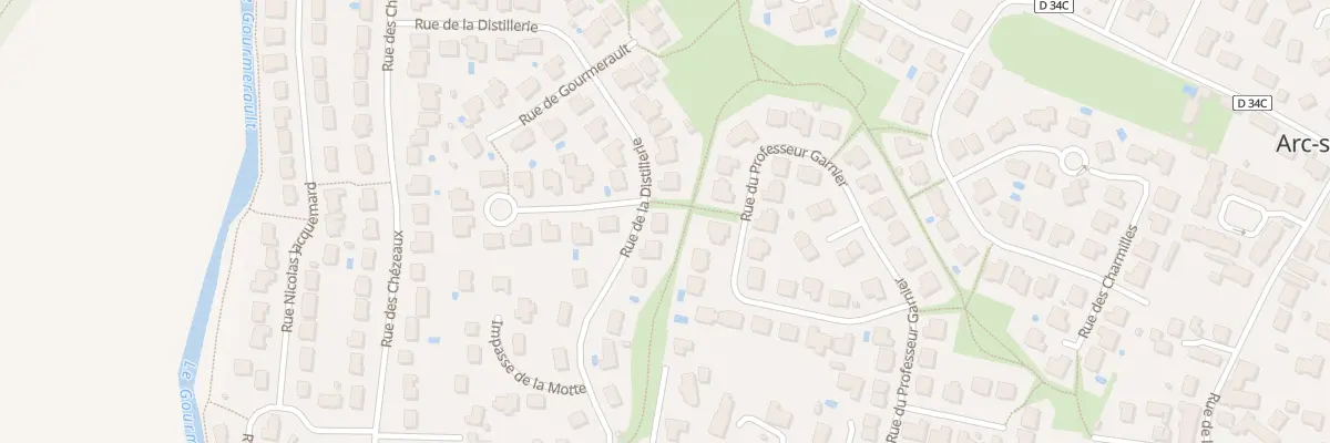 Plan du 14 Rue de la Distillerie à Arc-sur-Tille