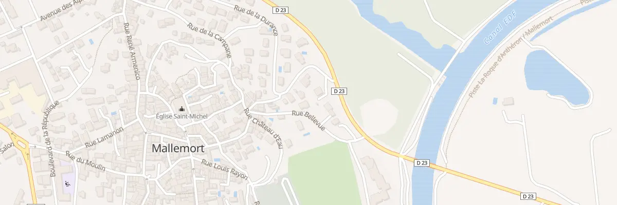 Plan du 5514B Rue Bellevue à Mallemort
