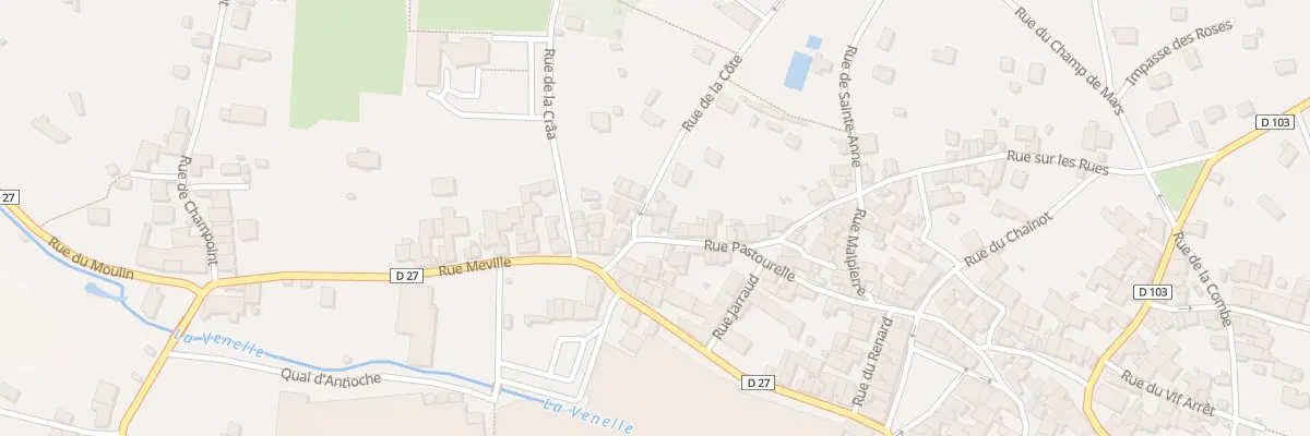 Plan du 3 Rue Pastourelle à Selongey