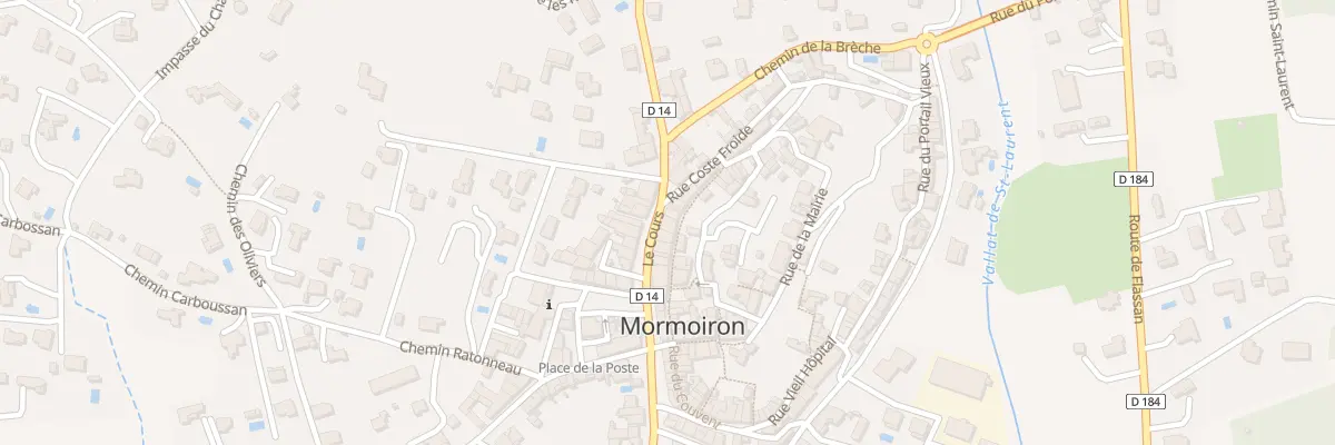 Plan du 85 Grand Rue à Mormoiron