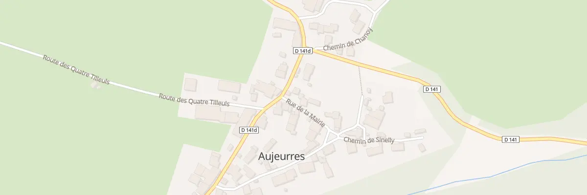 Plan du 7 Rue de la Mairie à Aujeurres