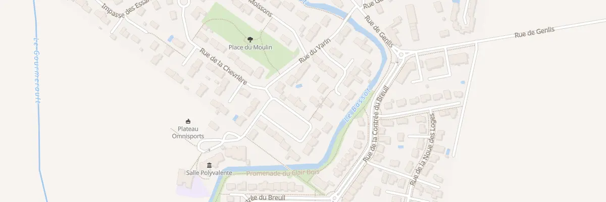 Plan du 3 Pl du Camp Romain à Bressey-sur-Tille