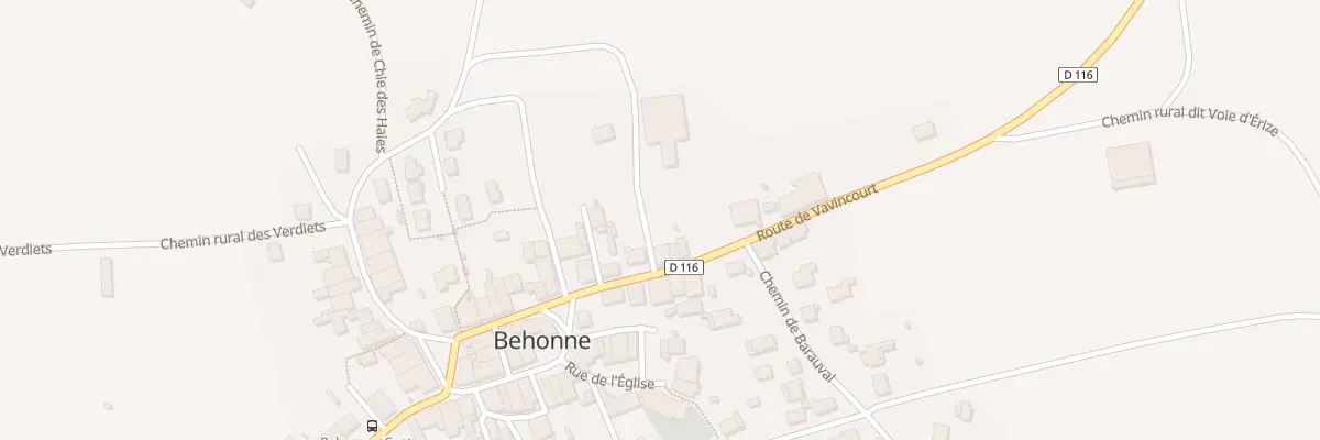 Plan du 58 Gr Grande Rue à Behonne