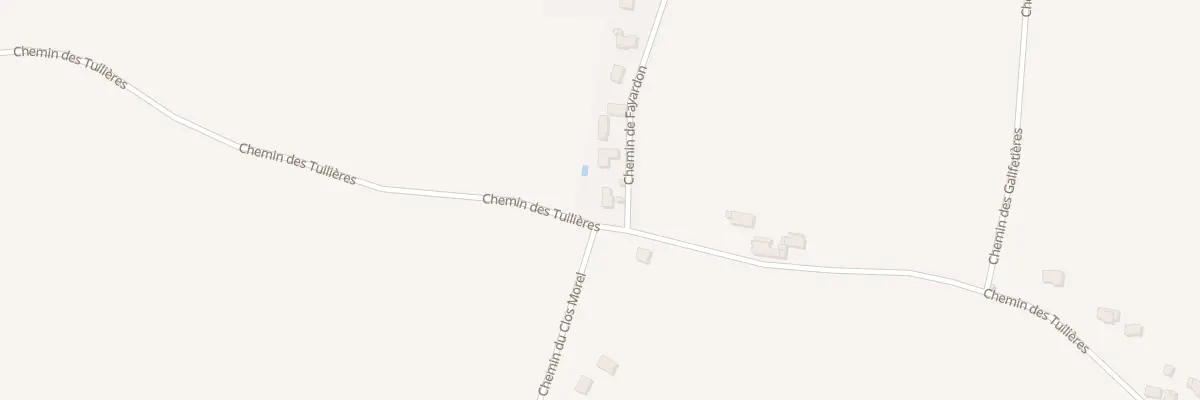 Plan du 340 Che de Fayardon à Artas