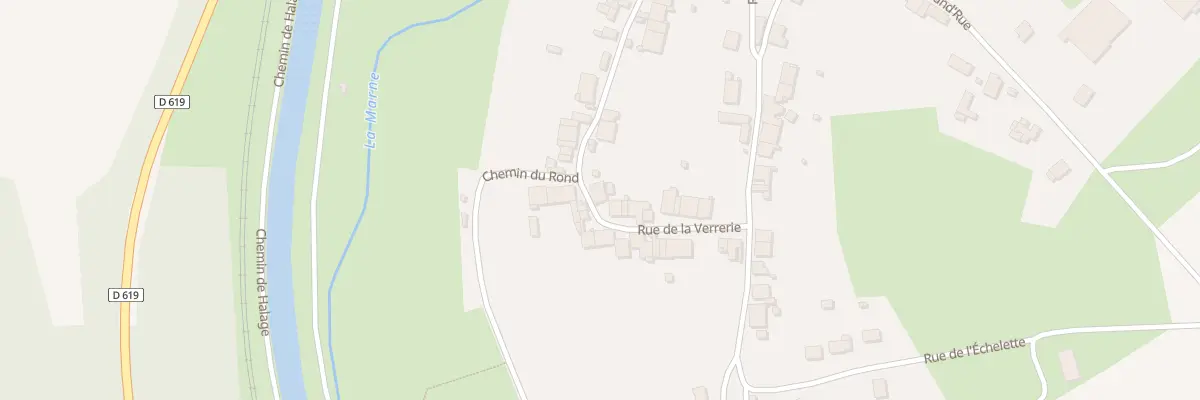 Plan du 1 Rue de la Verrerie à Luzy-sur-Marne