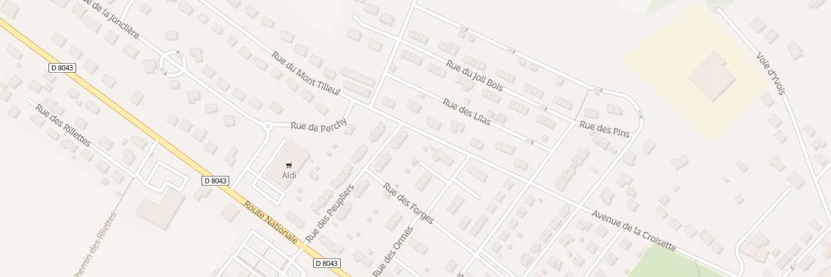 Plan du 40 Rue des Peupliers à Blagny