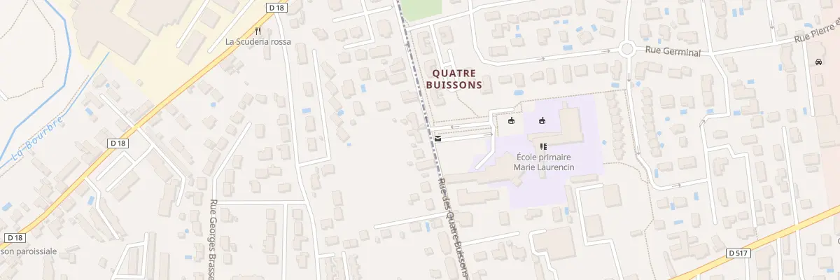 Plan du 15 Rue des Quatre Buissons à Pont-de-Chéruy