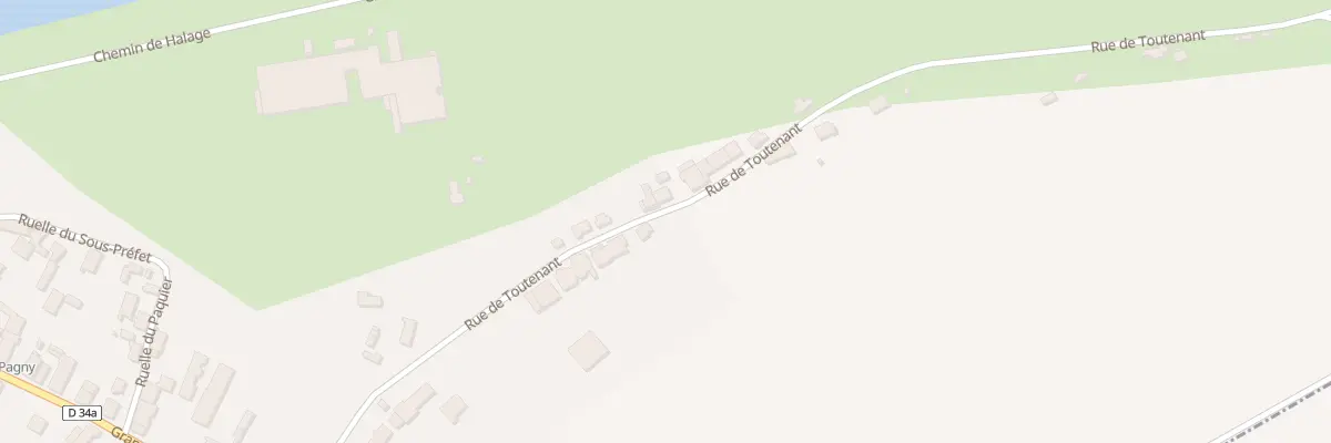 Plan du 18 Rue de Toutenant à Pagny-la-Ville