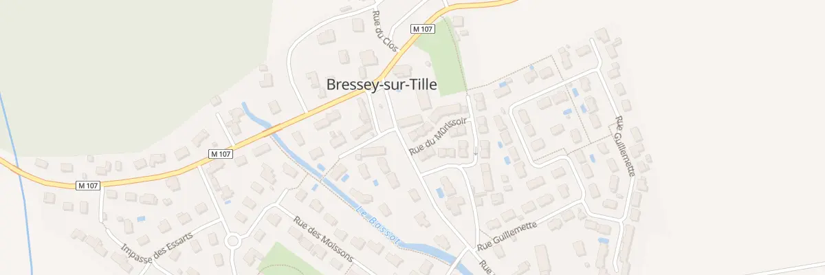 Plan du 1 Rue du Mûrissoir à Bressey-sur-Tille