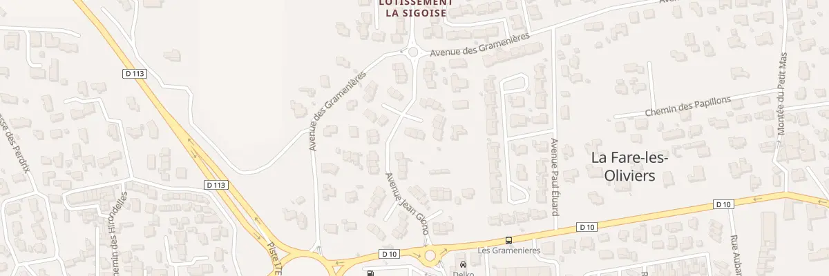 Plan du 4 Sq le Romarin à La Fare-les-Oliviers