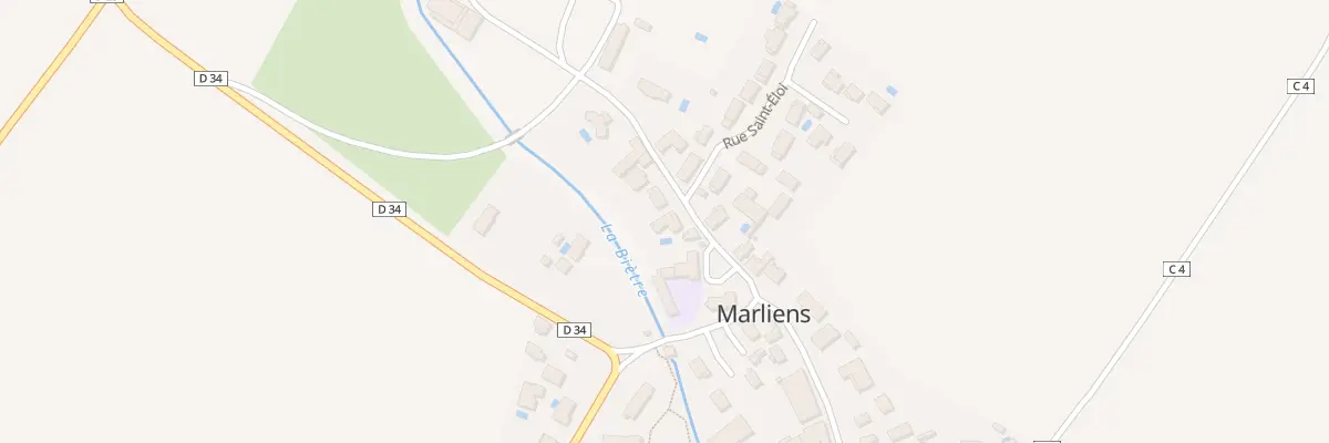 Plan du 1 Imp du Château à Marliens