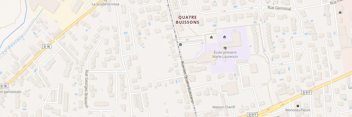 Plan du 11 Rue des Quatre Buissons à Pont-de-Chéruy