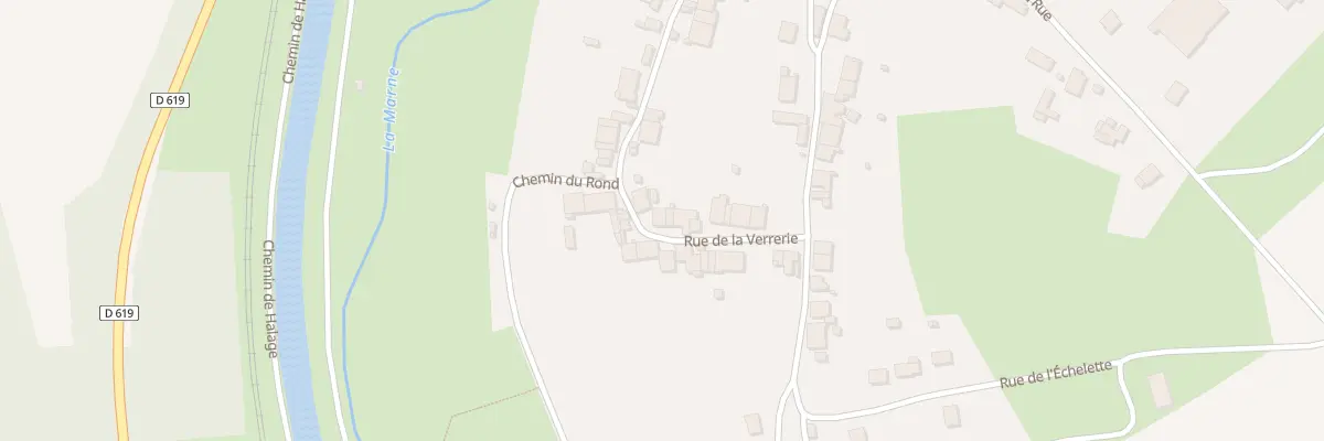 Plan du 3 Rue de la Verrerie à Luzy-sur-Marne