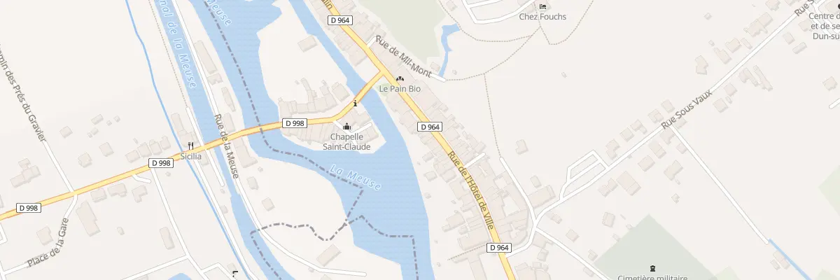 Plan du 18 Rue de l’Hôtel de Ville à Dun-sur-Meuse