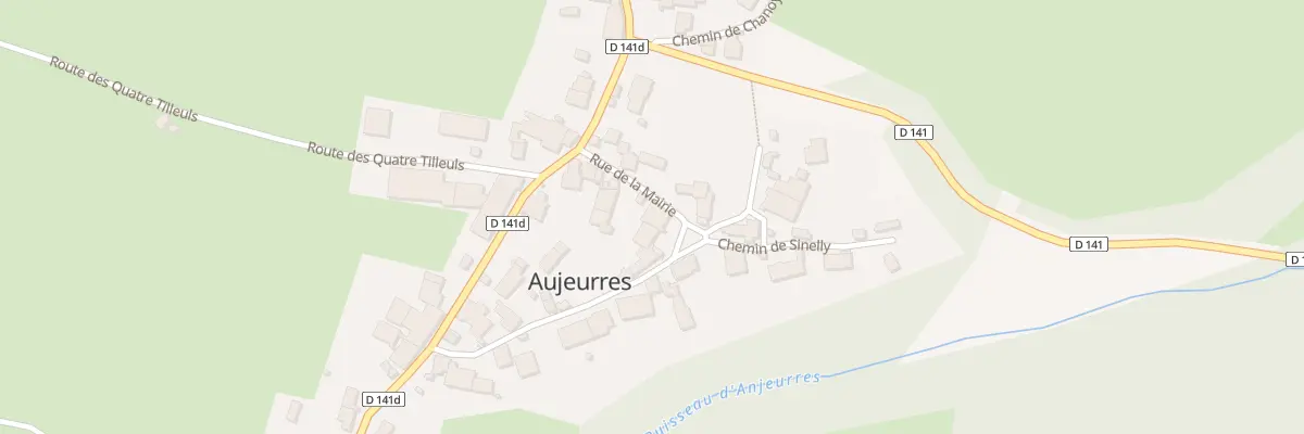 Plan du 6 Pl de la Peute Bete à Aujeurres