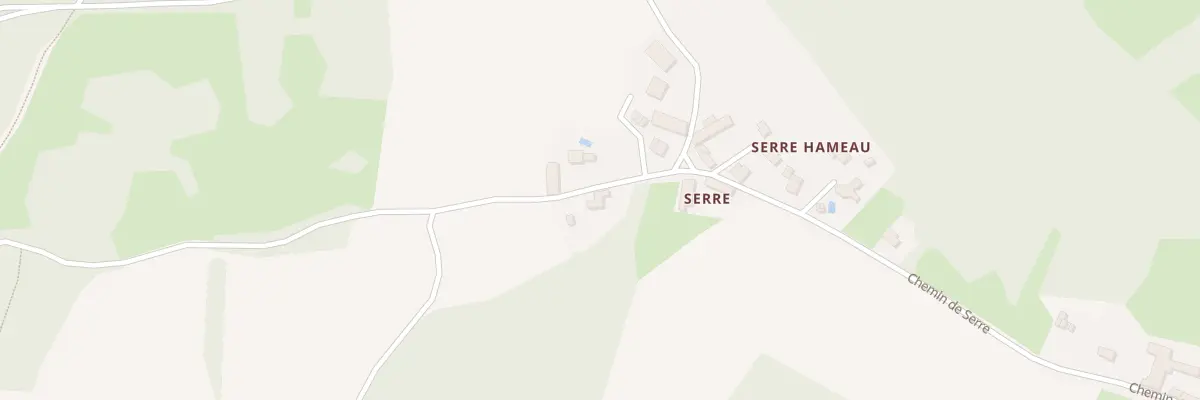 Plan du 809 Che de la Serre à Panossas