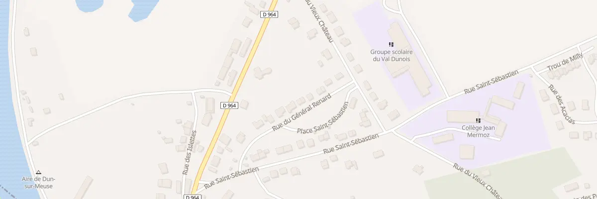 Plan du 8 Rue du Général Renard à Dun-sur-Meuse