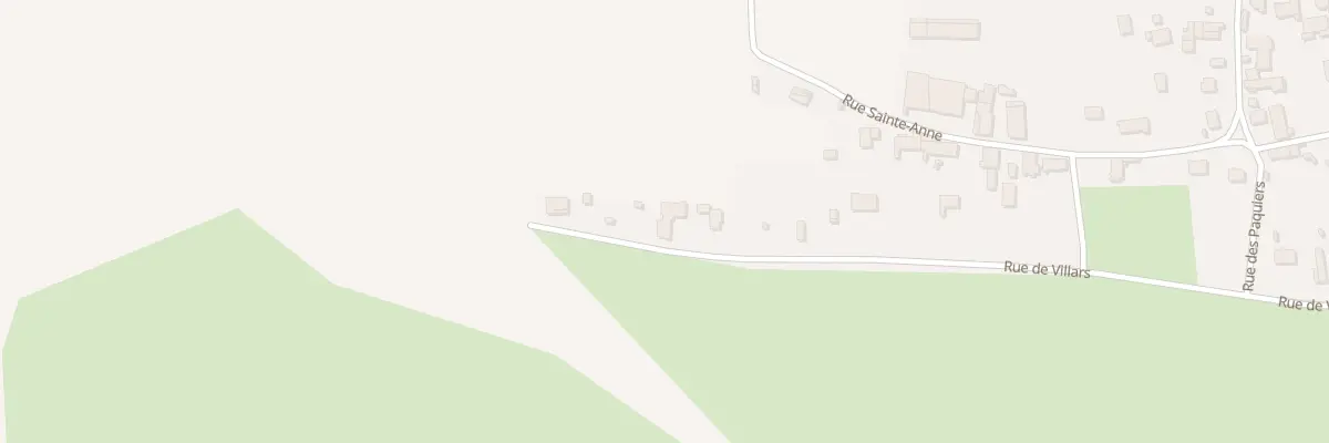 Plan du 74 Rue de Villars à Esbarres