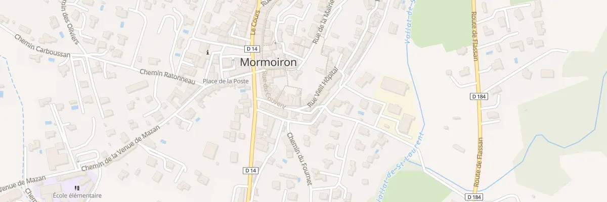 Plan du 11 Rue du Vieil Hopital à Mormoiron